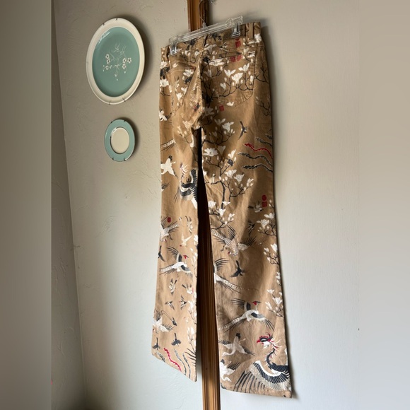 Just Cavalli Vintage Japanese Crane Print Jeans - Picture 5 of 17
